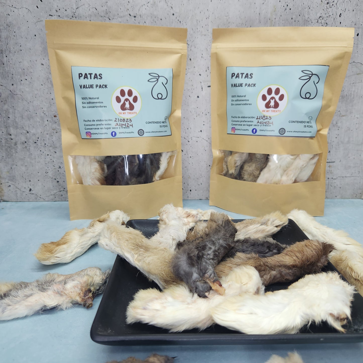 Patas conejo VALUE PACK (15 piezas)